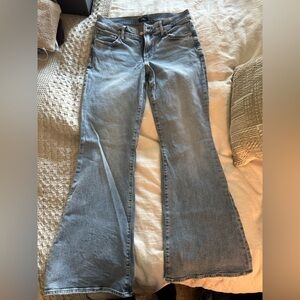 Express Light Blue “70s Flare” Jeans